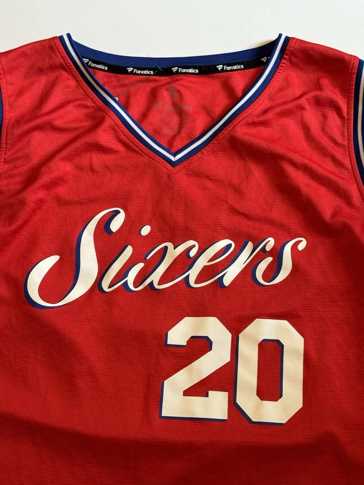 Camiseta Philadelphia 76ers Fultz #20 Red Fanatics Talla XL Foto 3 de 4