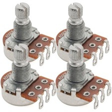Alpha Mini Potentiometer 500K  A-Curve, Metric Standard, Short Split Shaft 6.5M 