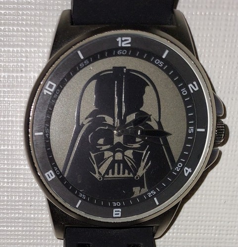 Darth Vader Anolog Watch Dar 1012 Lucasfilm New Battery - Working Condition!
