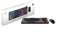MSI Forge GK110 Combo US   Gaming RGB Keyboard  Mouse Set, 26-Key Anti-Ghosting
