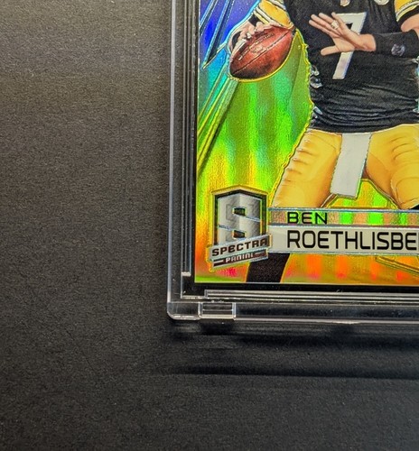 BEN ROETHLISBERGER 2014 Spectra Gold Prizm SP/25 - Foto 4 di 7
