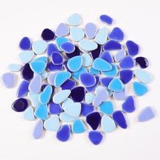 454g 1 LB Bulk Mosaic Tiles for Crafts Mini Pebbles Ceramic Tile for Crafts...