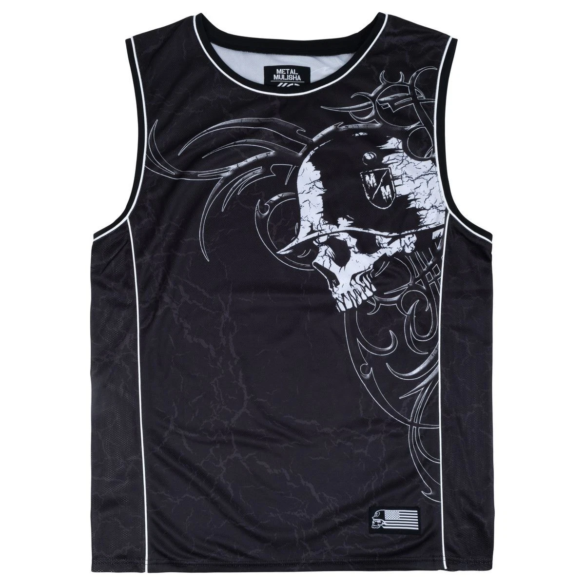 Metal Mulisha Mmtss4002-blk Maglietta, Nero, 3XL Uomo