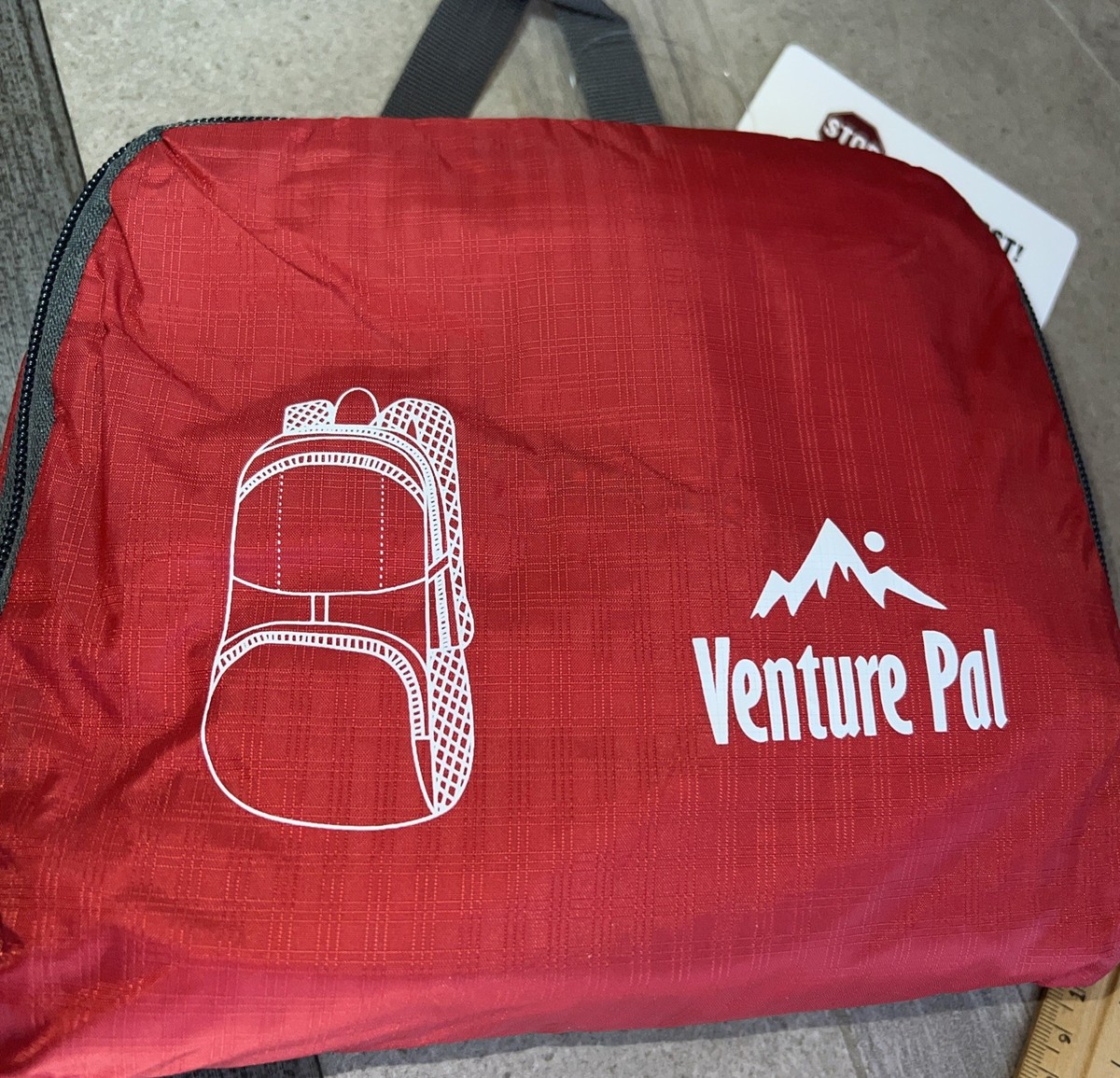 Venture Pal Red Backpack Field Operation Hiking Camping Outdoor Lightweight