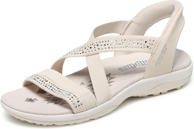 Skechers Women's Reggae Slim-Summer Sparkle Sandal