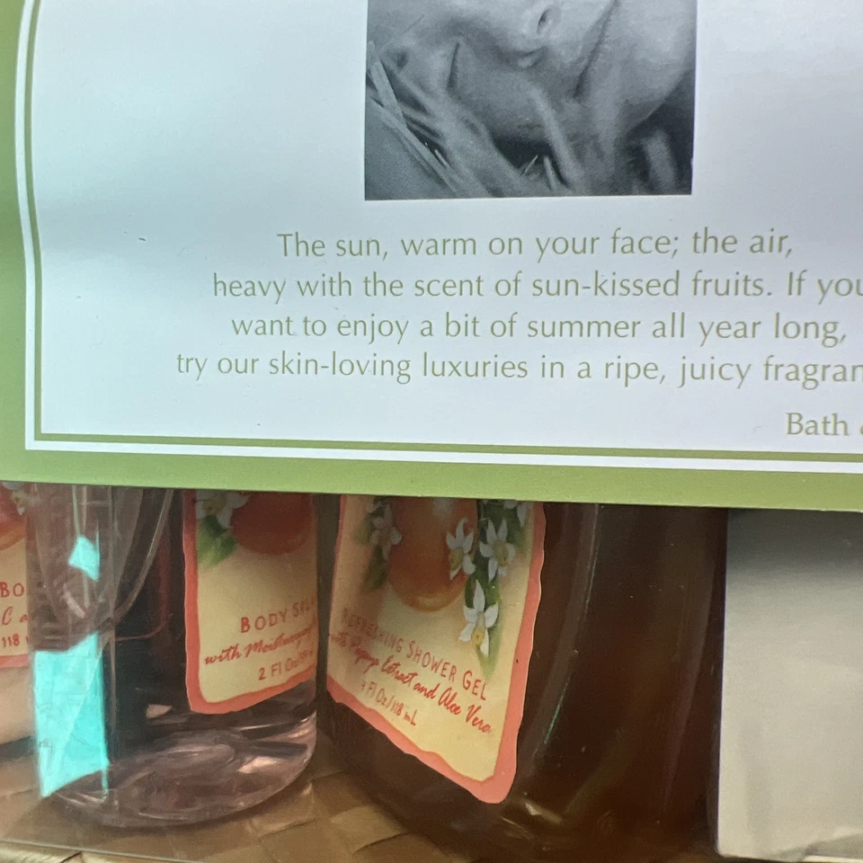 Bath & Body Works Loción Flor de Azahar, Spray, Gel (Niebla, Lavado) JUEGO NUEVO EN PAQUETE Viaje Foto 4 de 4