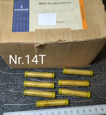 10x SIEMENS MKH CAPACITORS for SOUND FILM AMPLIFIER 3 nF 10 kV Original Packaging NOS 
