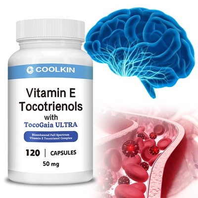 Vitamin E Tocotrienols - D-alpha Tocopherol, for Hair Skin Nail Face Eye Health