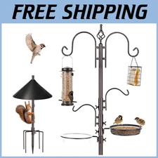 Bird Feeding Station Kit 91" with Squirrel Baffle