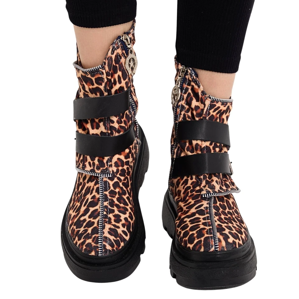 Denim Boots Shoes, Handmade Women's Sports Boots,Women's Sexy Boots,Birthday Gif - Image 3 of 4