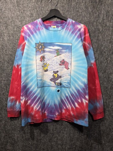 Vintage 90s 1990 Grateful Dead Peter Forsythe Vail Snowboarding Ski Shirt Medium