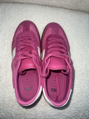 Zara Suede pink sneakers Sz 38 | eBay