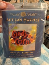 New Kit Mill Hill Glass Counted Bead Autumn Harvest MH18-1201 Candy Corn