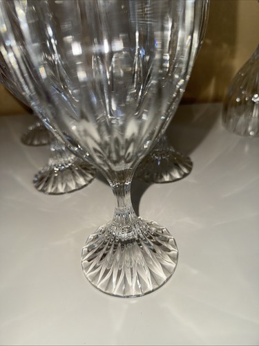 Park Lane Mikasa Set 0f 6 Crystal Water Wine Stemware Glasses Goblet 6.75"~MINT~ - Picture 8 of 9
