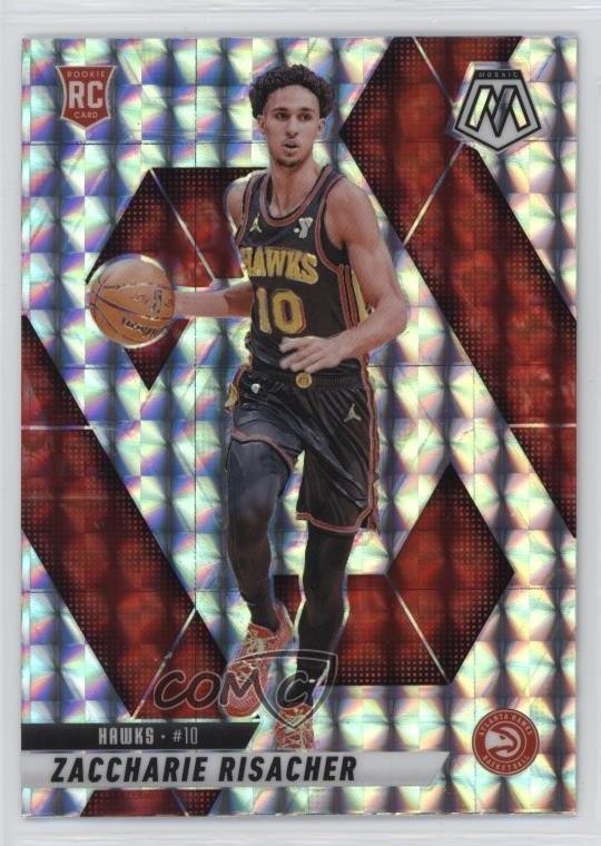 2024-25 Panini Mosaic Rookies Mosaic Prizm Zaccharie Risacher #213 Rookie RC