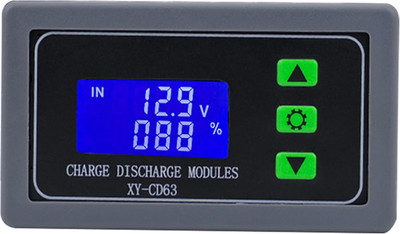 DC 6V-60V Low Voltage Protector Disconnect Switch Module with LCD Display, 30A U