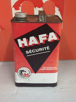 Vintage French HAFA, 5 Litre Oil Can / Tin (HA04)