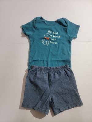 Carter's 9m Shorts/Bodysuit Combo