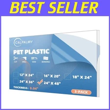 Durable PET Panels - 3 Pack 24x48x0.04" Glass Alternative