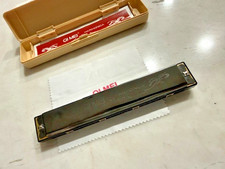 Qi Mei 24hole Double Sided Harmonica Tremolo Diatonic Harmonica Blues Harp C&G