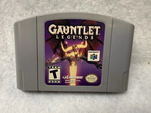 Gauntlet Legends (Nintendo N64) Authentic Cleaned Tested Working Fast Shipping