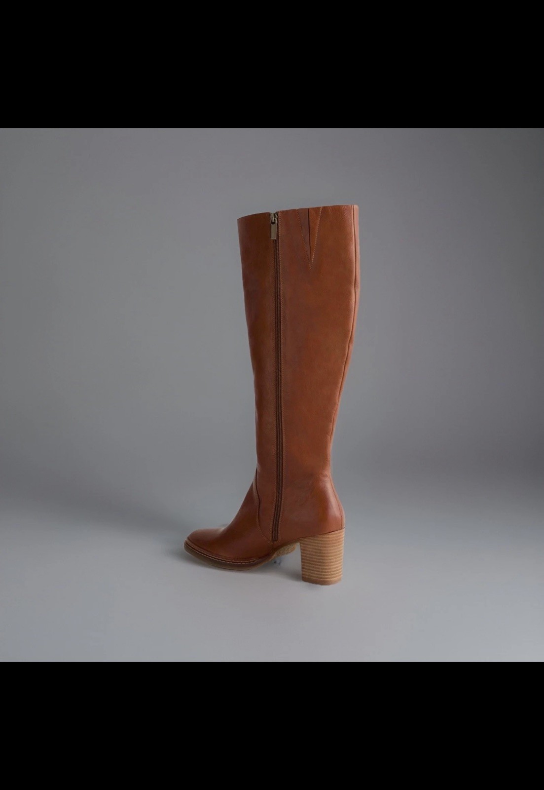 👉Seasalt Cornwall⭐️Womens❤️Brown Leather Knee-high High👢Boots👌Size 5 🌺 image 7