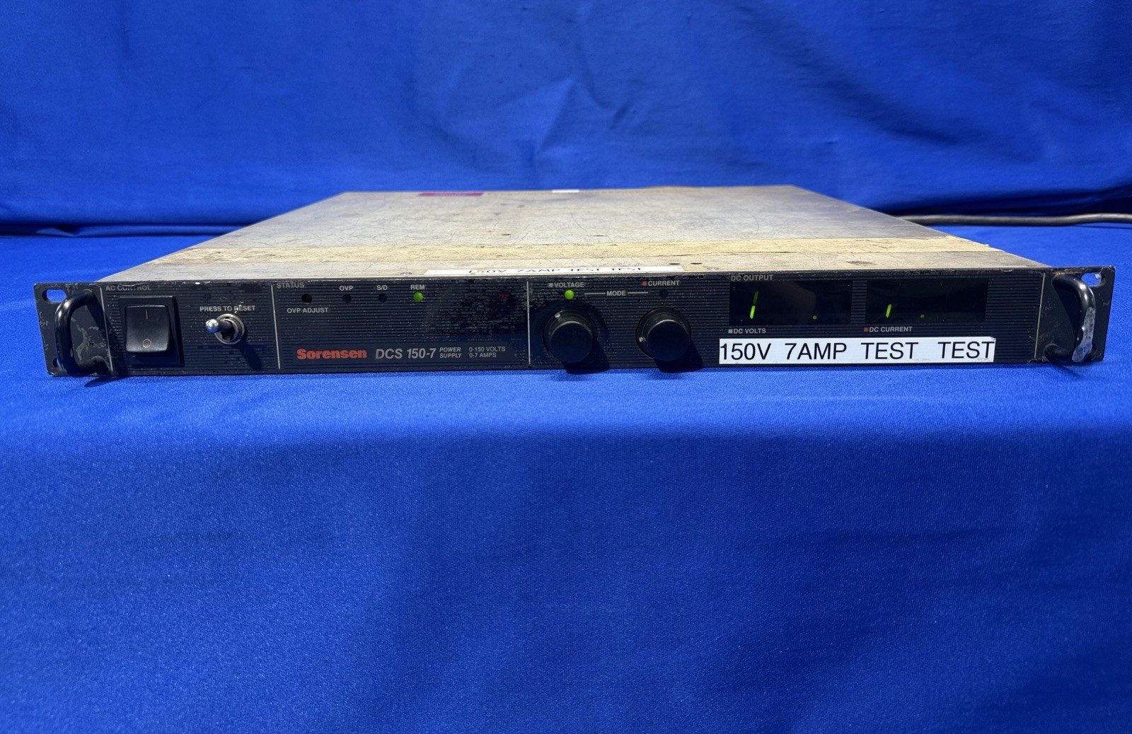 Sorensen DCS 150-7 0-150V/0-7A Adjustable High Voltage Power Supply