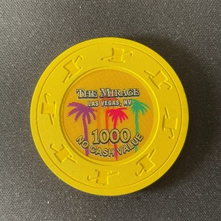 Mirage Las Vegas Nevada 1000 NCV no cash value obsolete poker tournament gaming