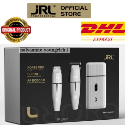 JRL PROFESSIONAL Cortapelos, recortadora, afeitadora JRL Ghost 2 Combo Edition FF2020 Collection Onyx