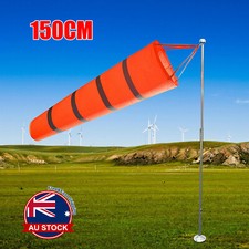 80CM Airport Aviation Windsock Rip-stop Outdoor Wind Sock Measurement Bag N