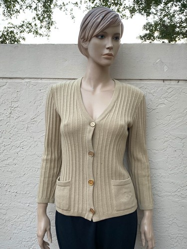 CELINE PARIS CLASSIC VINTAGE WOOL RIB 