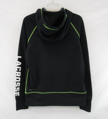 NIKE Therma-Fit Lacrosse Youth Black Pullover Hoodie Size M #A114