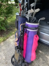 used golf club set with bag