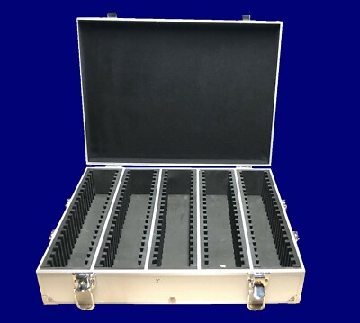 Storage & Display Aluminum Frame Box Case Holds 100 PCGS NGC Coin Holders Slabs