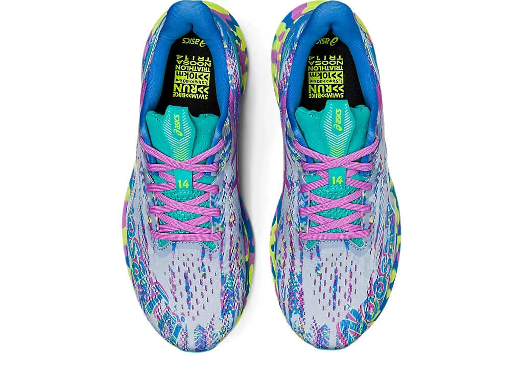 【未使用】 アシックス asics NOOSA TRI 14 WOMEN ランニングシューズ ホワイト ブラック 1012B208-100 WMNS) ASICS Gel-Noosa Tri 14 'Tropical - Black' 1012B208-001