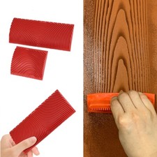 2/4 Pcs Wood Grain Board Roller Brush Wood Graining Painting Wall Painting Tool