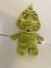 Aurora World Plush Dr Seuss Palm Pals GRINCH  10 inches Stuffed Animal Toy