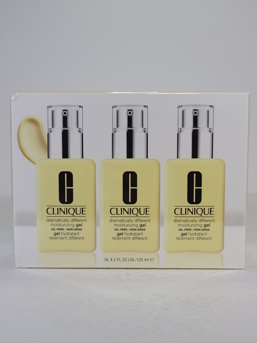 3x Clinique Dramatically Different Moisturizing Gel 4.2oz