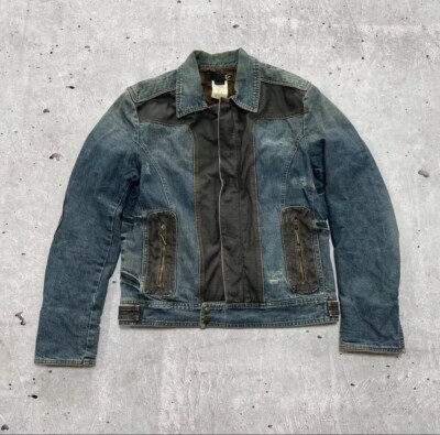 Just Cavalli Vintage 90-s leather BikerY2K