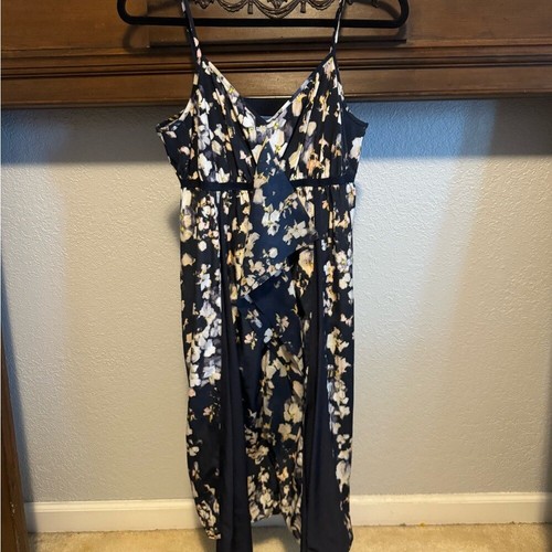 Simply Vera Wang Sommerkleid blau hoch niedrig