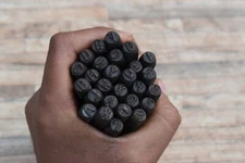 27 Pcs Steel Alphabets A to Z Letters Set Metal Wood Leather Punching Die Stamp