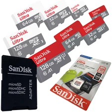 SanDisk Micro SD Memory Card 8GB 16GB 32GB 64GB Class 10 TF Ultra Extreme lot
