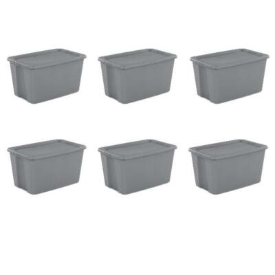 stackable totes with lids