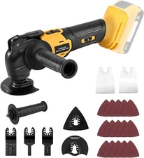 Cordless Oscillating Tool for DEWALT 20V Battery, Brushless, 6 Speeds Multi Tool