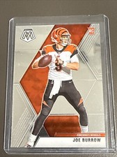 2020 Panini Mosaic #201 Joe Burrow NFL Rookie Card Cincinnati Bengals RC. rookie card picture