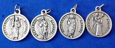 Lot 4 Archangel St Medals Michael Gabriel Raphael Guardian Angel Saint Italy 