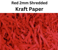 Shredded Paper 10g Packs 40 Coloured  Kraft Designs Colours  Easter Hampers 