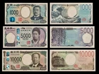 Japan 2024 P-107,108,109 A~ 1000 + A~5000 + A~10000 Yen 3 Pcs UNC