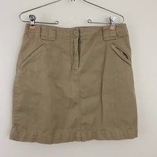 2000s J Crew Khaki Mini Skirt Women's 10