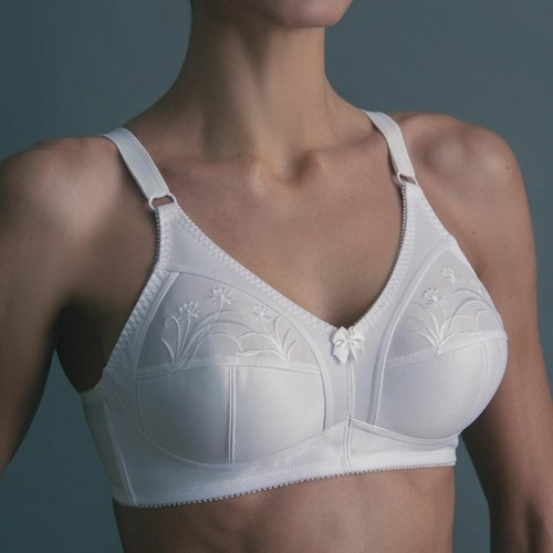Sassa Funktion Soft Komfort BH Stickerei ohne Bügel 12892 Weiss 75-120 B-D 12892 - Bild 3 von 3
